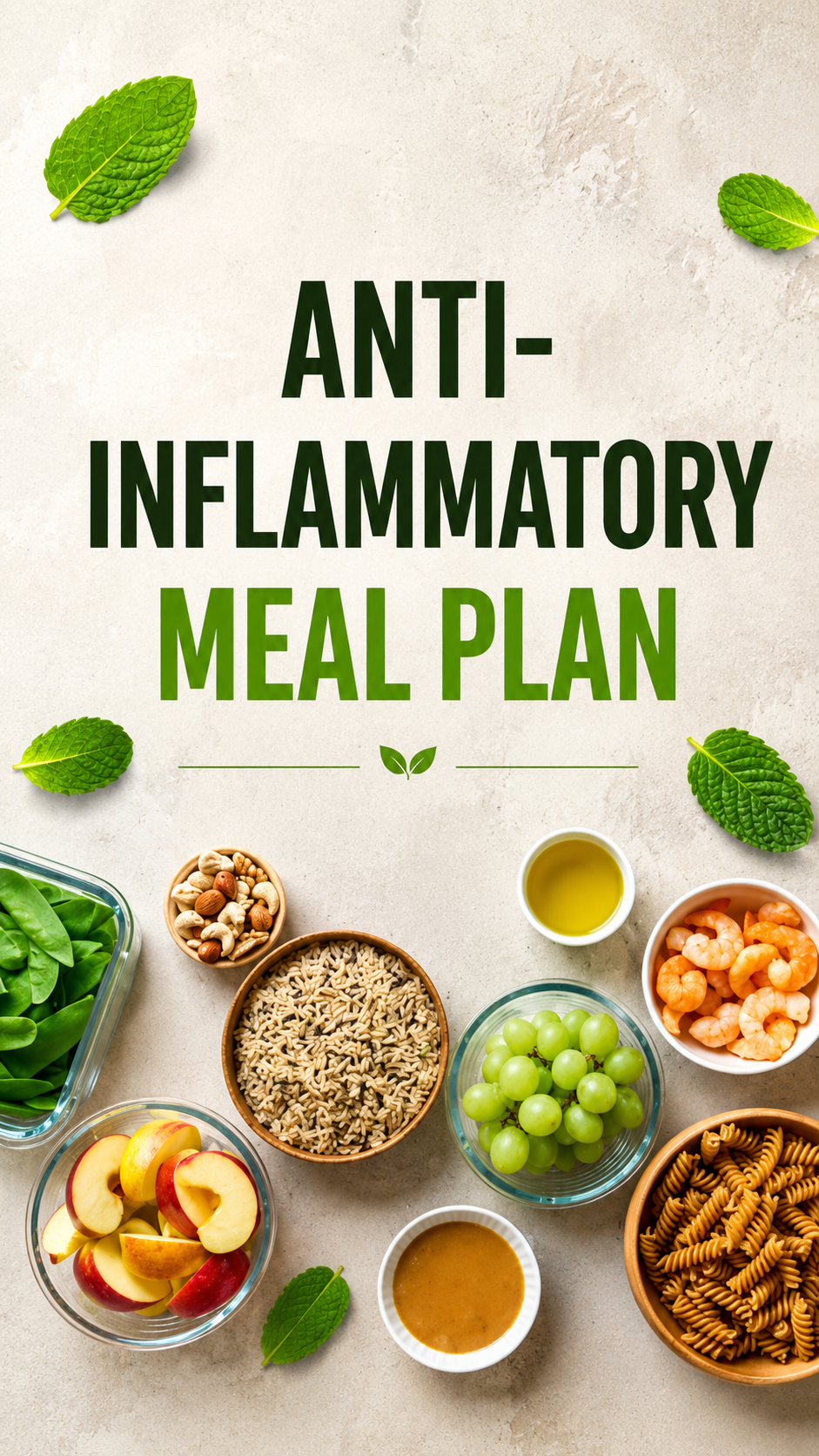 Anti-Inflammatory Meal Plan PDF | 7-Day Healthy Eating Guide